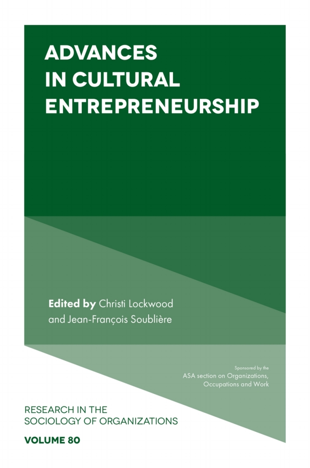 Advances in Cultural Entrepreneurship â€“ PDF/EPUB Version Downloadable