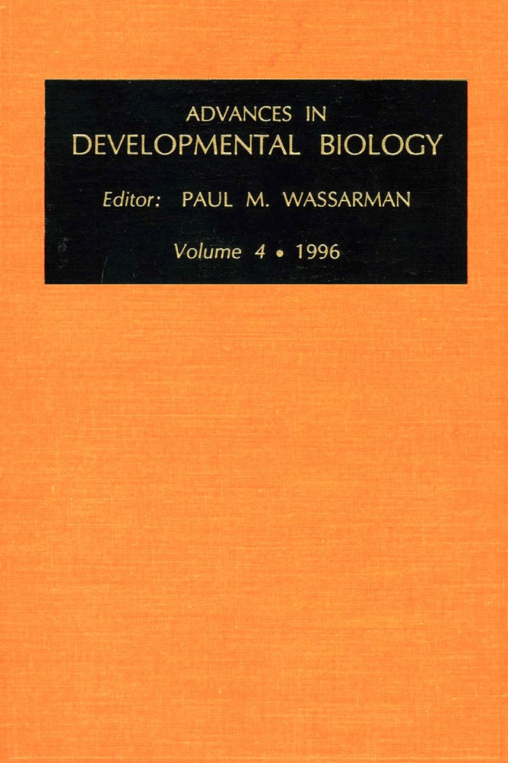 Advances in Developmental Biology, Volume 4a â€“ PDF/EPUB Version Downloadable