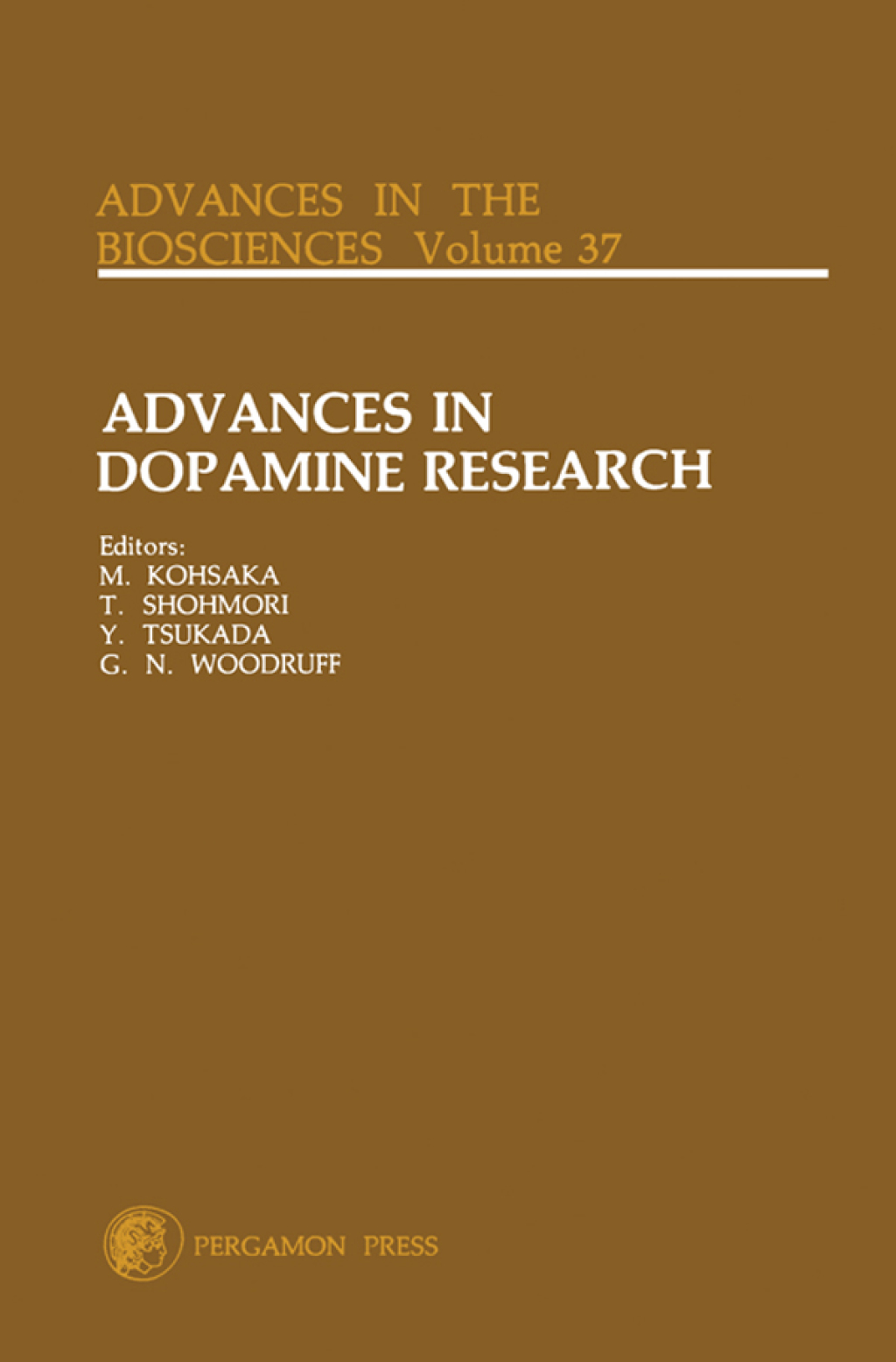 Advances in Dopamine Research: Proceeding of a Satellite Symposium to the 8th International Congress of Pharmacology, Okayama, Japan, July 1981  â€“ PDF/EPUB Version Downloadable
