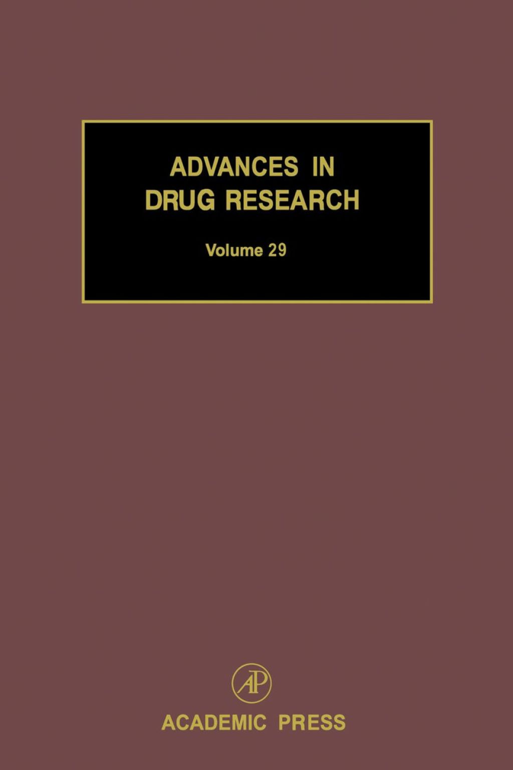 Advances in Drug Research – PDF/EPUB Version Downloadable Advances in Drug Research – PDF/EPUB Version Downloadable - Image 1