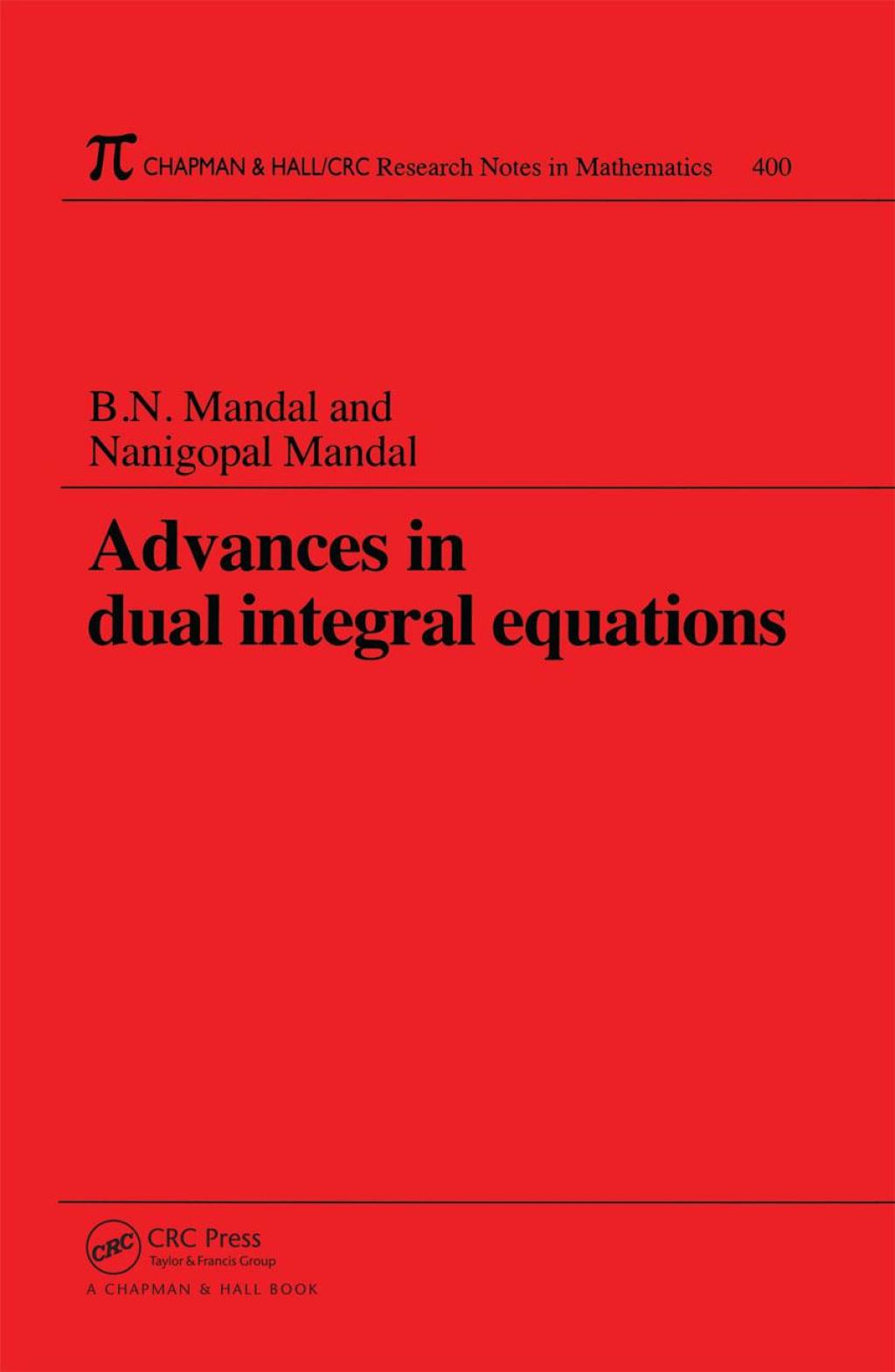 Advances in Dual Integral Equations 1st Edition â€“ PDF/EPUB Version Downloadable
