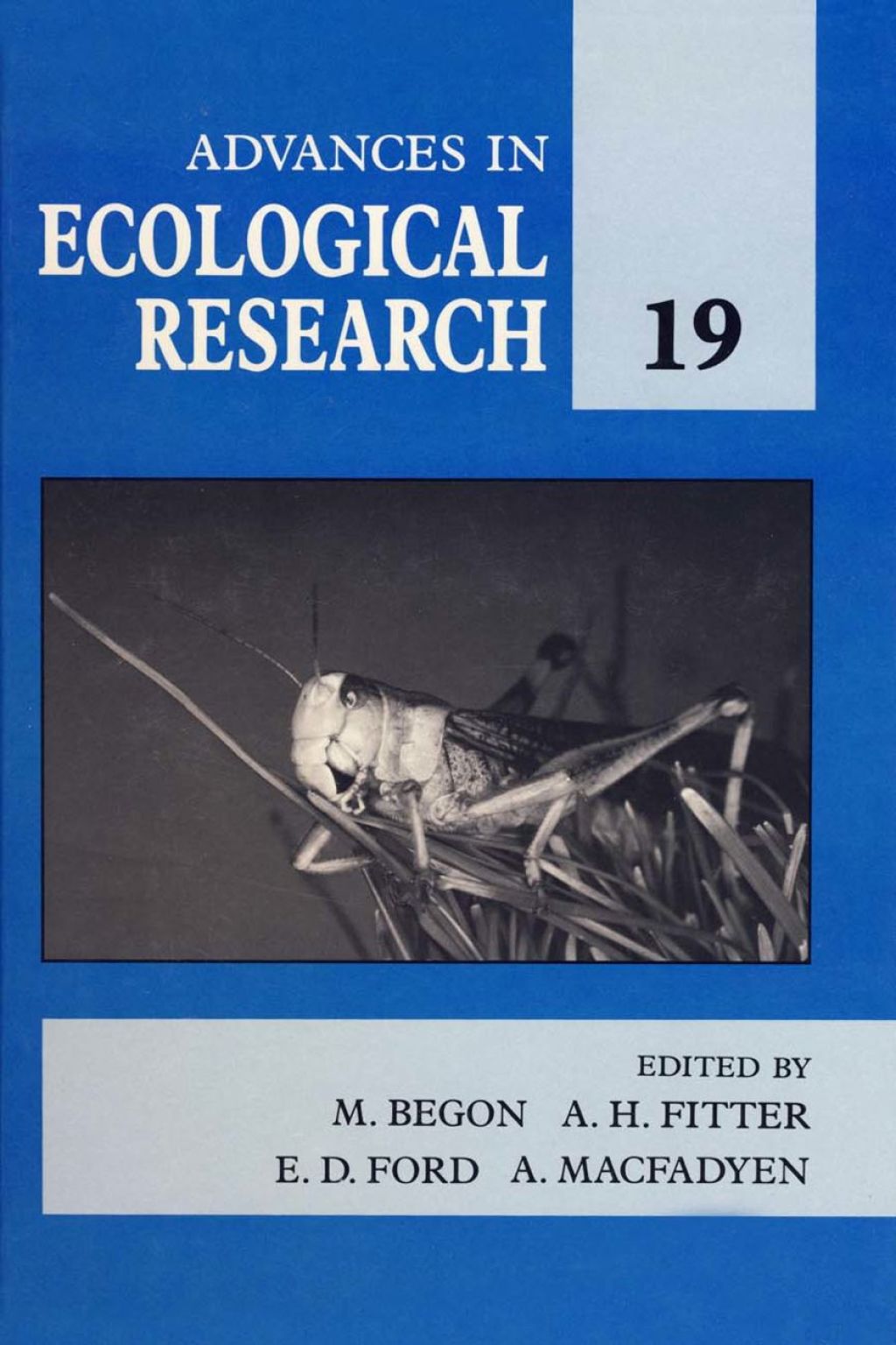 Advances in Ecological Research: Volume 19  â€“ PDF/EPUB Version Downloadable