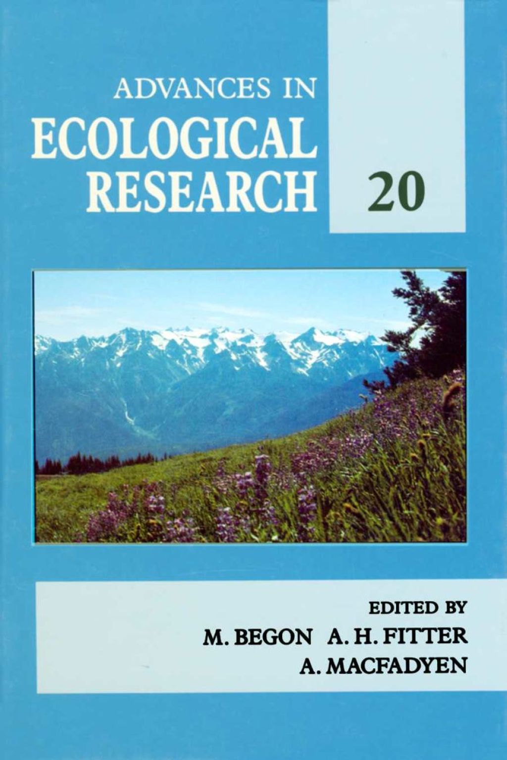 Advances in Ecological Research: Volume 20  â€“ PDF/EPUB Version Downloadable