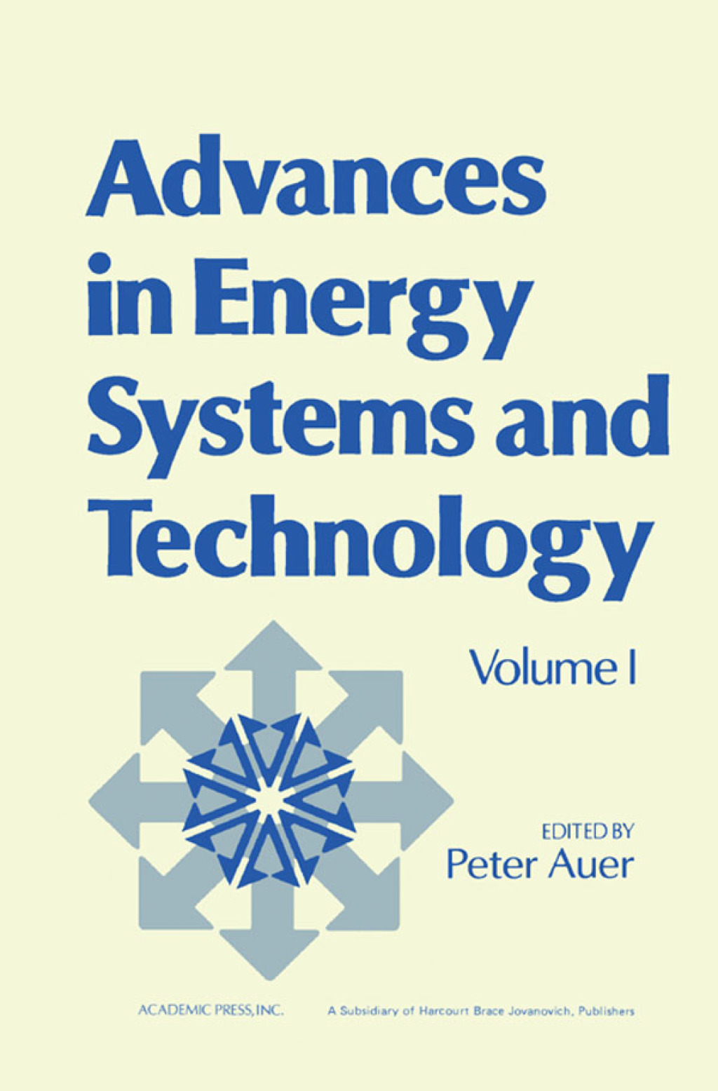 Advances in Energy Systems and Technology: Volume 1  â€“ PDF/EPUB Version Downloadable