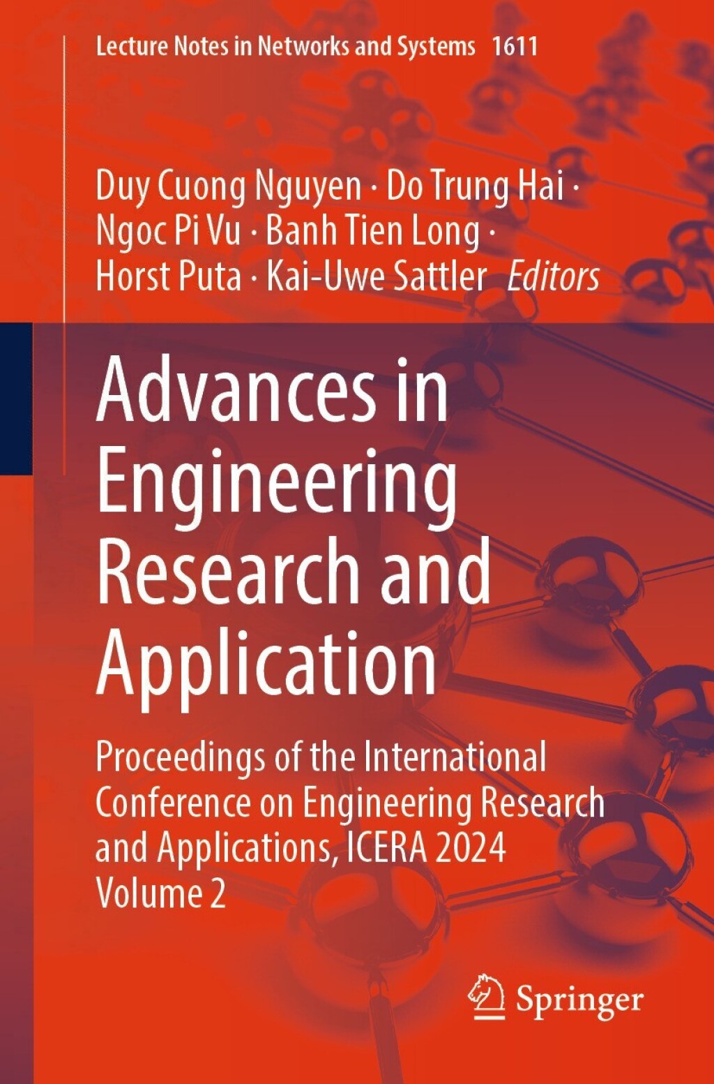 Advances in Engineering Research and Application Proceedings of the International Conference on Engineering Research and Applications, ICERA 2024, Volume 2 â€“ PDF/EPUB Version Downloadable