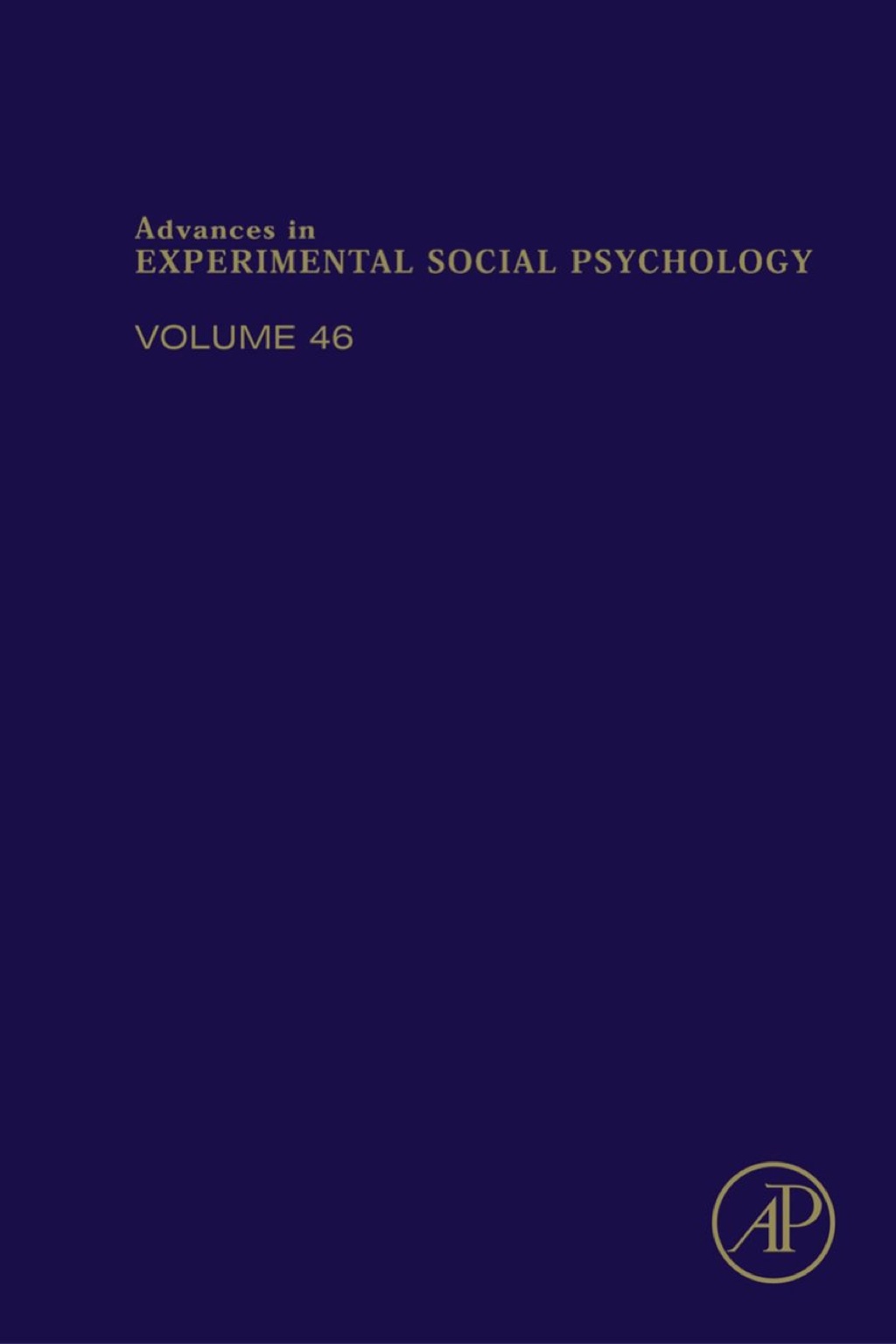 Advances in Experimental Social Psychology â€“ PDF/EPUB Version Downloadable