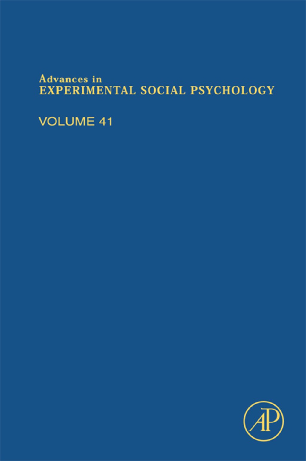 Advances in Experimental Social Psychology â€“ PDF/EPUB Version Downloadable