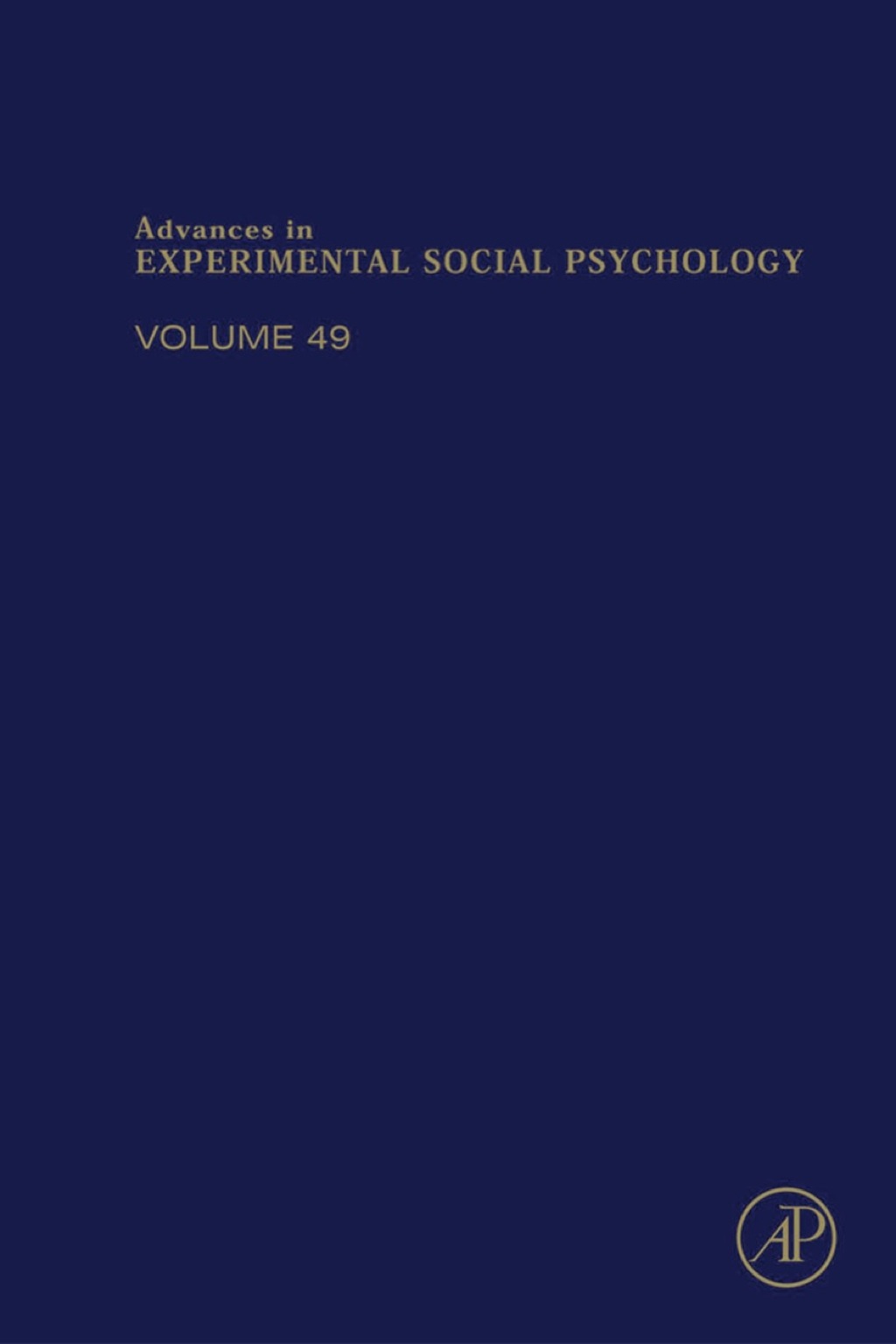 Advances in Experimental Social Psychology â€“ PDF/EPUB Version Downloadable
