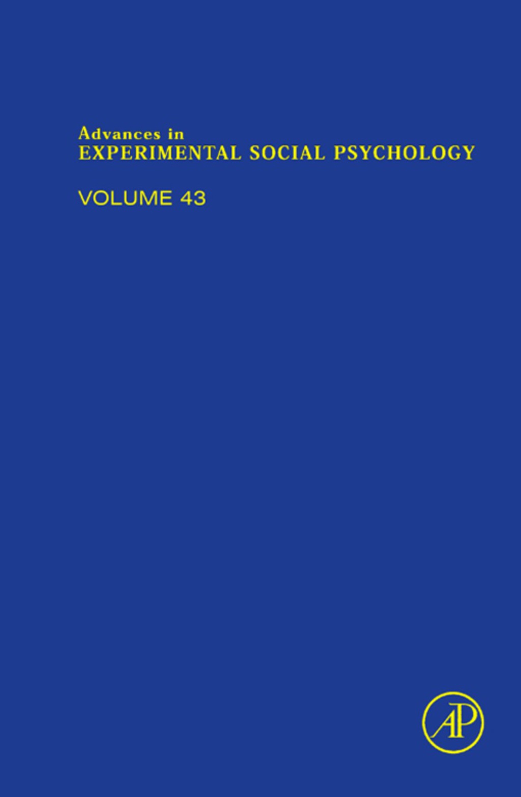 Advances in Experimental Social Psychology â€“ PDF/EPUB Version Downloadable