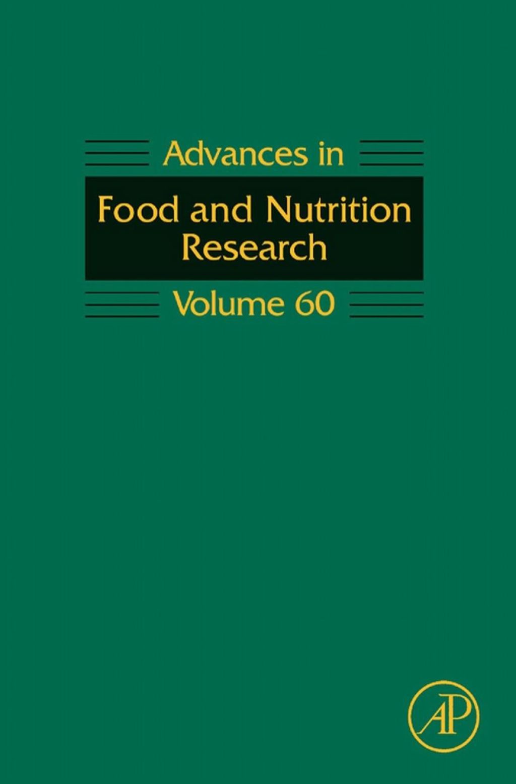 Advances in Food and Nutrition Research â€“ PDF/EPUB Version Downloadable