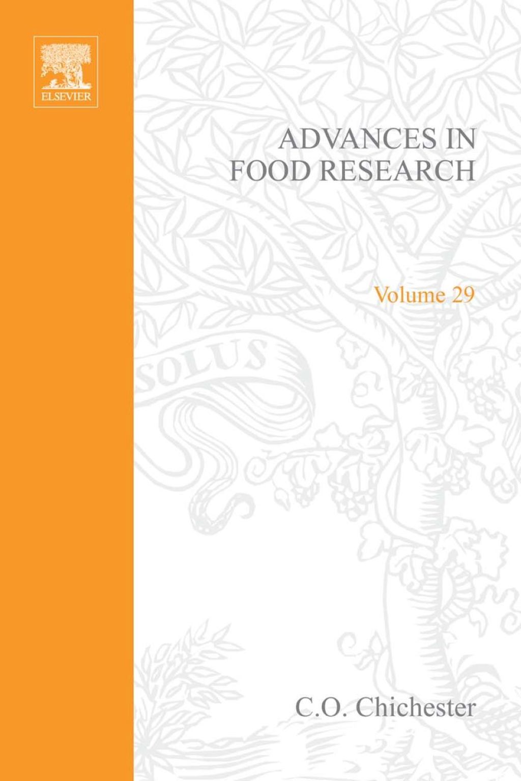 ADVANCES IN FOOD RESEARCH VOLUME 29  â€“ PDF/EPUB Version Downloadable