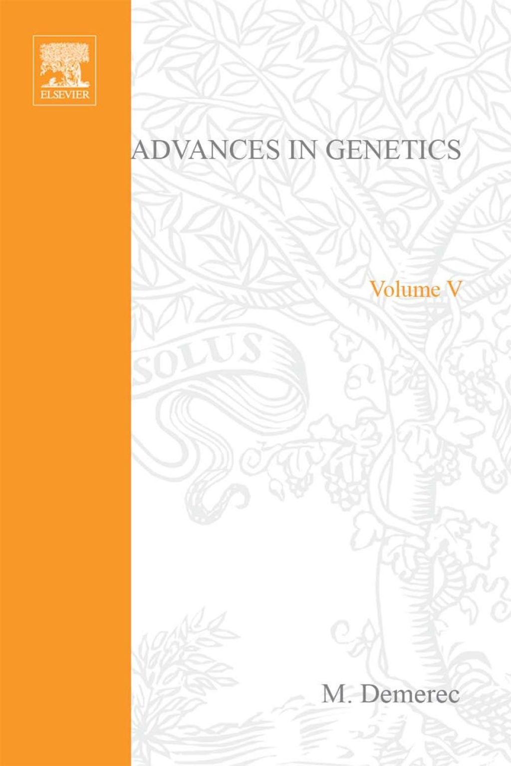 ADVANCES IN GENETICS VOLUME 5  â€“ PDF/EPUB Version Downloadable