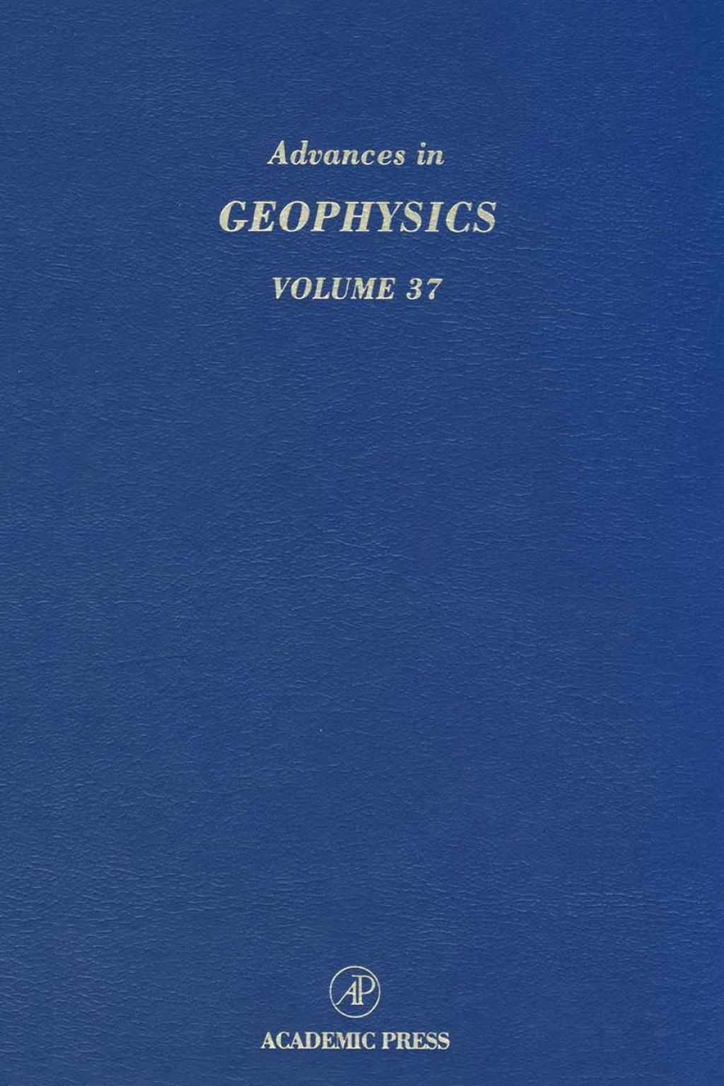 Advances in Geophysics â€“ PDF/EPUB Version Downloadable