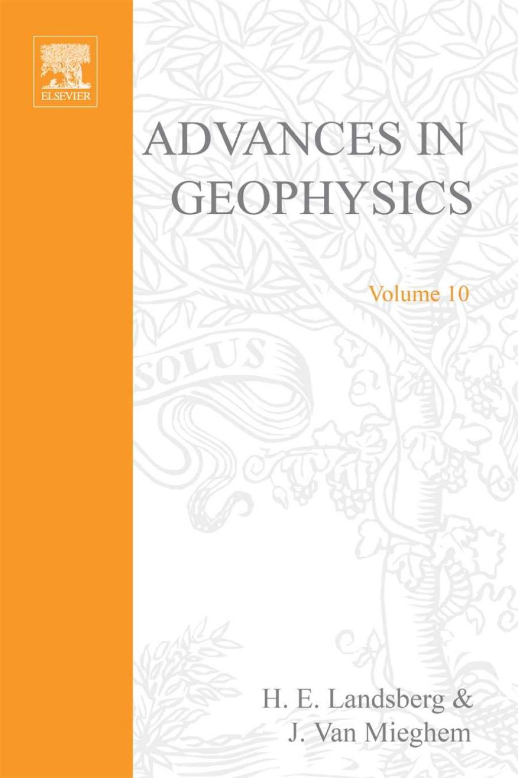 ADVANCES IN GEOPHYSICS VOLUME 10  â€“ PDF/EPUB Version Downloadable