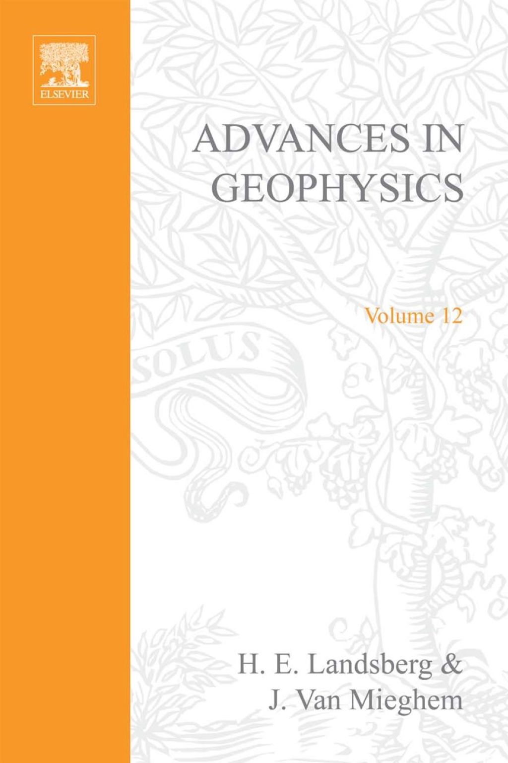 ADVANCES IN GEOPHYSICS VOLUME 12  â€“ PDF/EPUB Version Downloadable