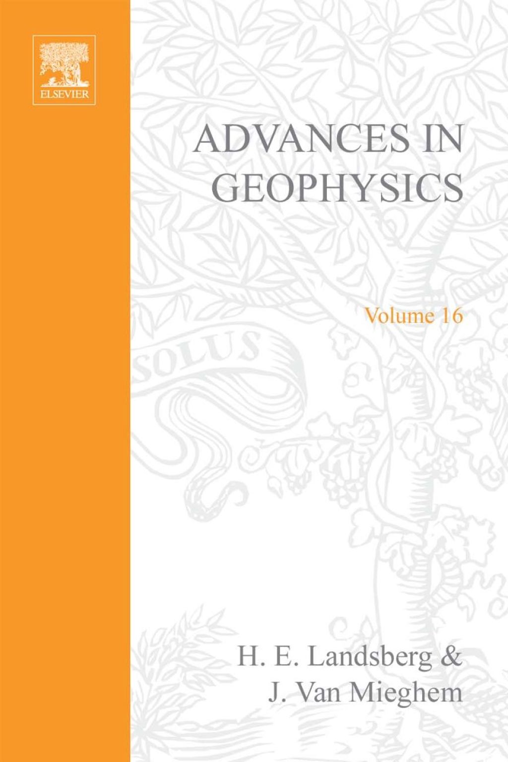 ADVANCES IN GEOPHYSICS VOLUME 16  â€“ PDF/EPUB Version Downloadable