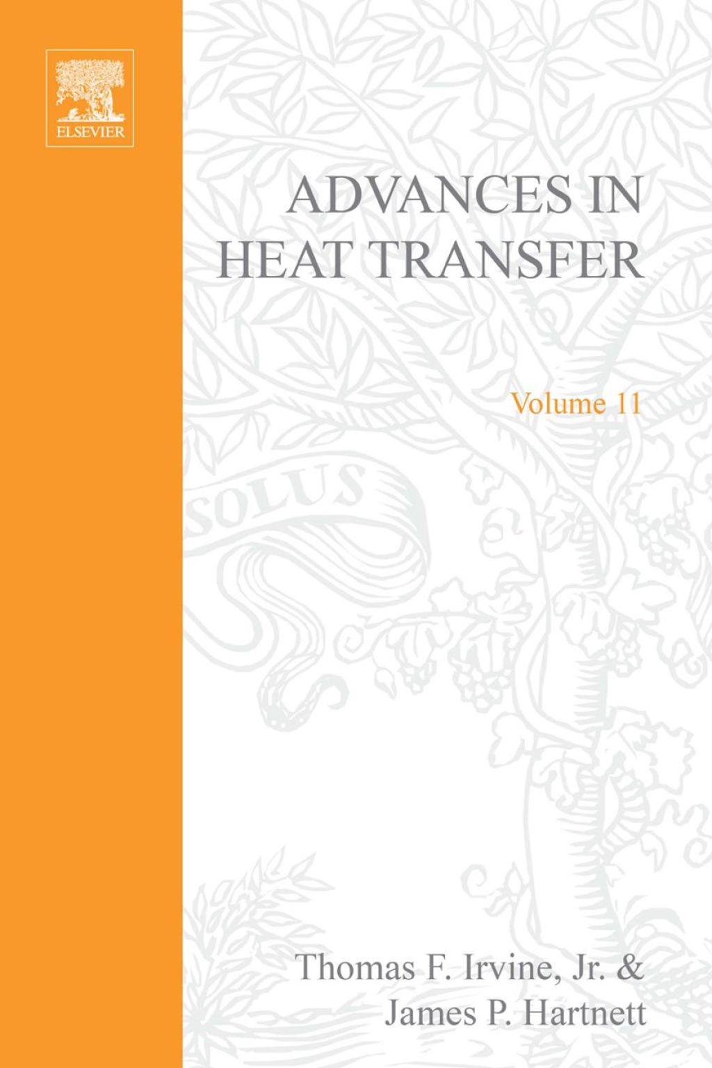 ADVANCES IN HEAT TRANSFER VOLUME 11  â€“ PDF/EPUB Version Downloadable