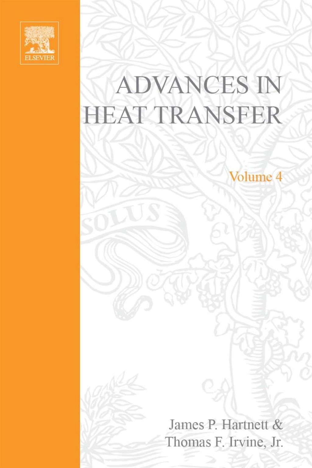 ADVANCES IN HEAT TRANSFER VOLUME 4  â€“ PDF/EPUB Version Downloadable