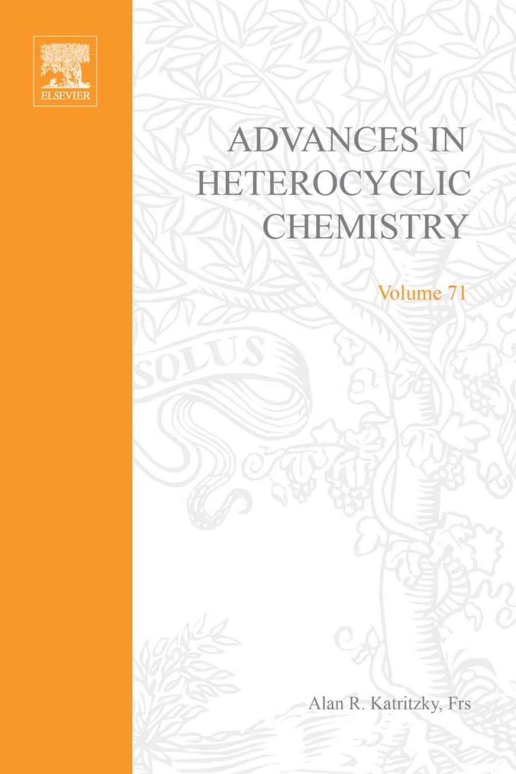 Advances in Heterocyclic Chemistry â€“ PDF/EPUB Version Downloadable