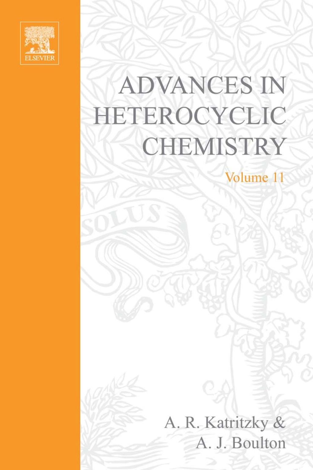ADVANCES IN HETEROCYCLIC CHEMISTRY V11  â€“ PDF/EPUB Version Downloadable