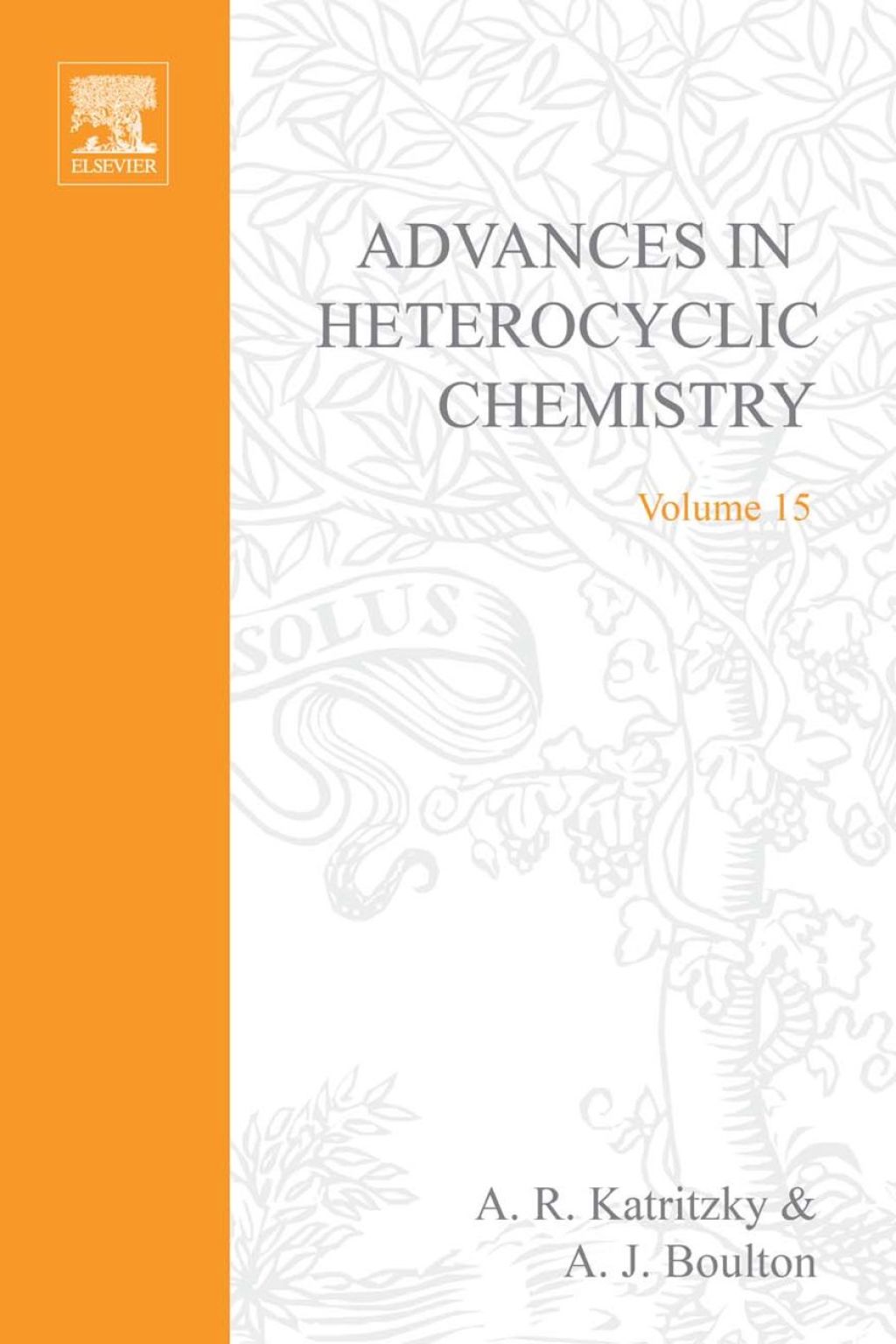 ADVANCES IN HETEROCYCLIC CHEMISTRY V15  â€“ PDF/EPUB Version Downloadable