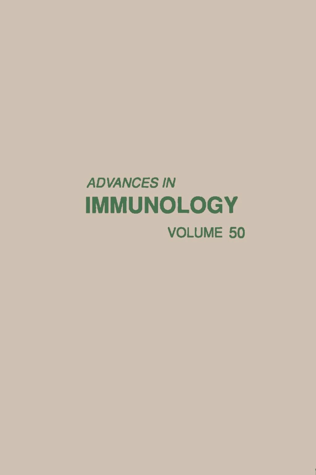 Advances in Immunology  â€“ PDF/EPUB Version Downloadable