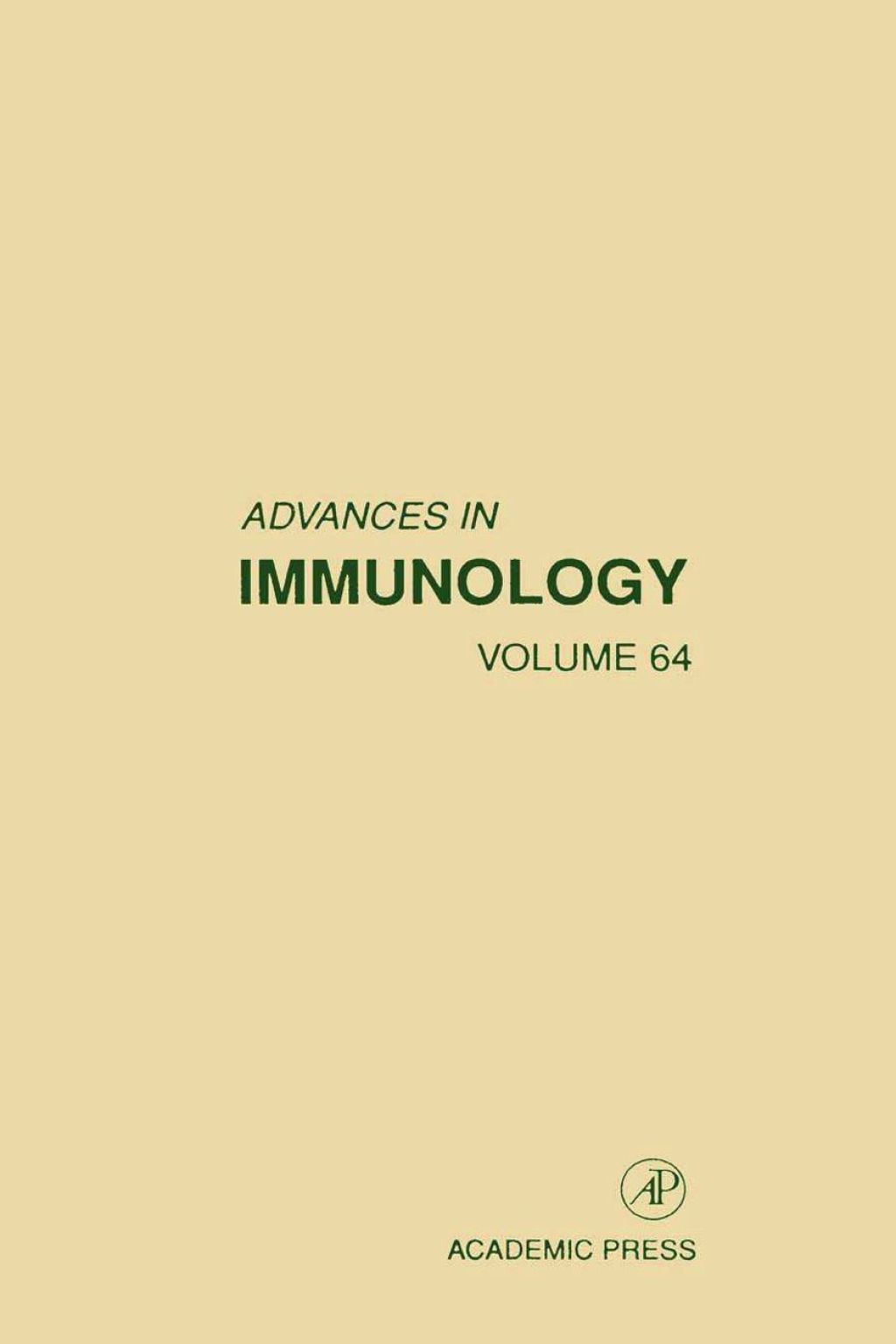 Advances in Immunology â€“ PDF/EPUB Version Downloadable