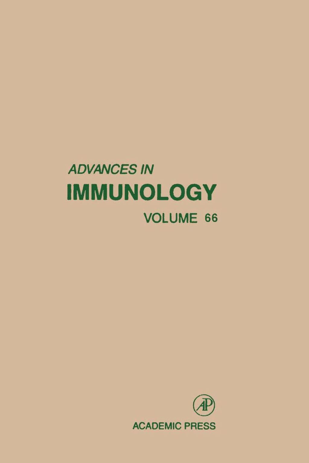 Advances in Immunology â€“ PDF/EPUB Version Downloadable