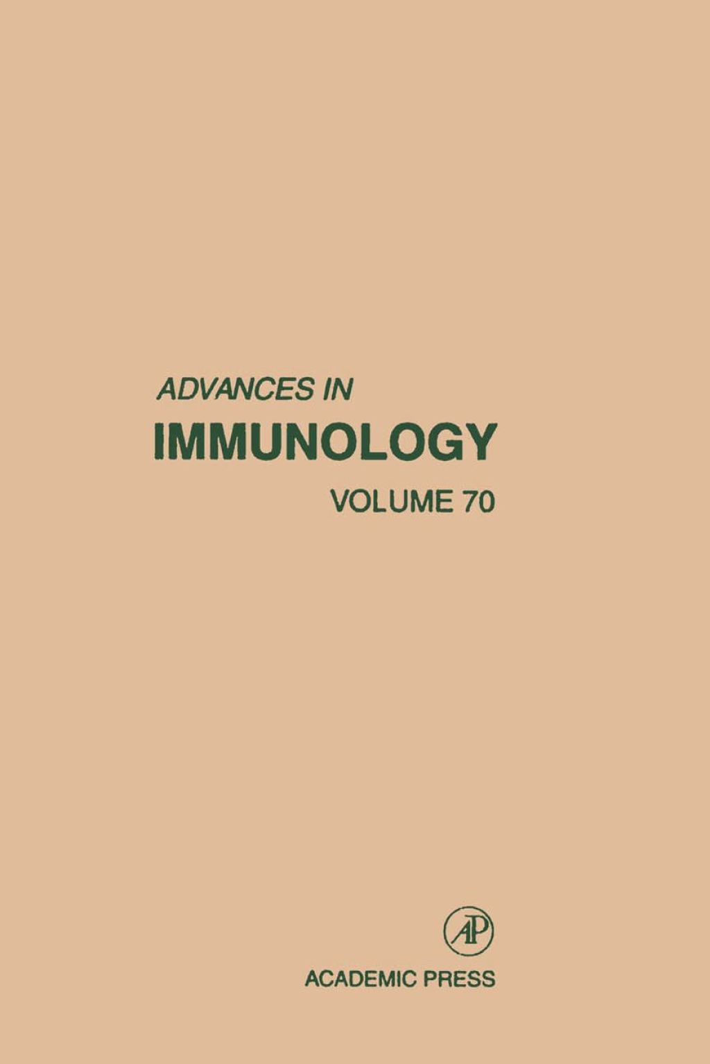 Advances in Immunology â€“ PDF/EPUB Version Downloadable