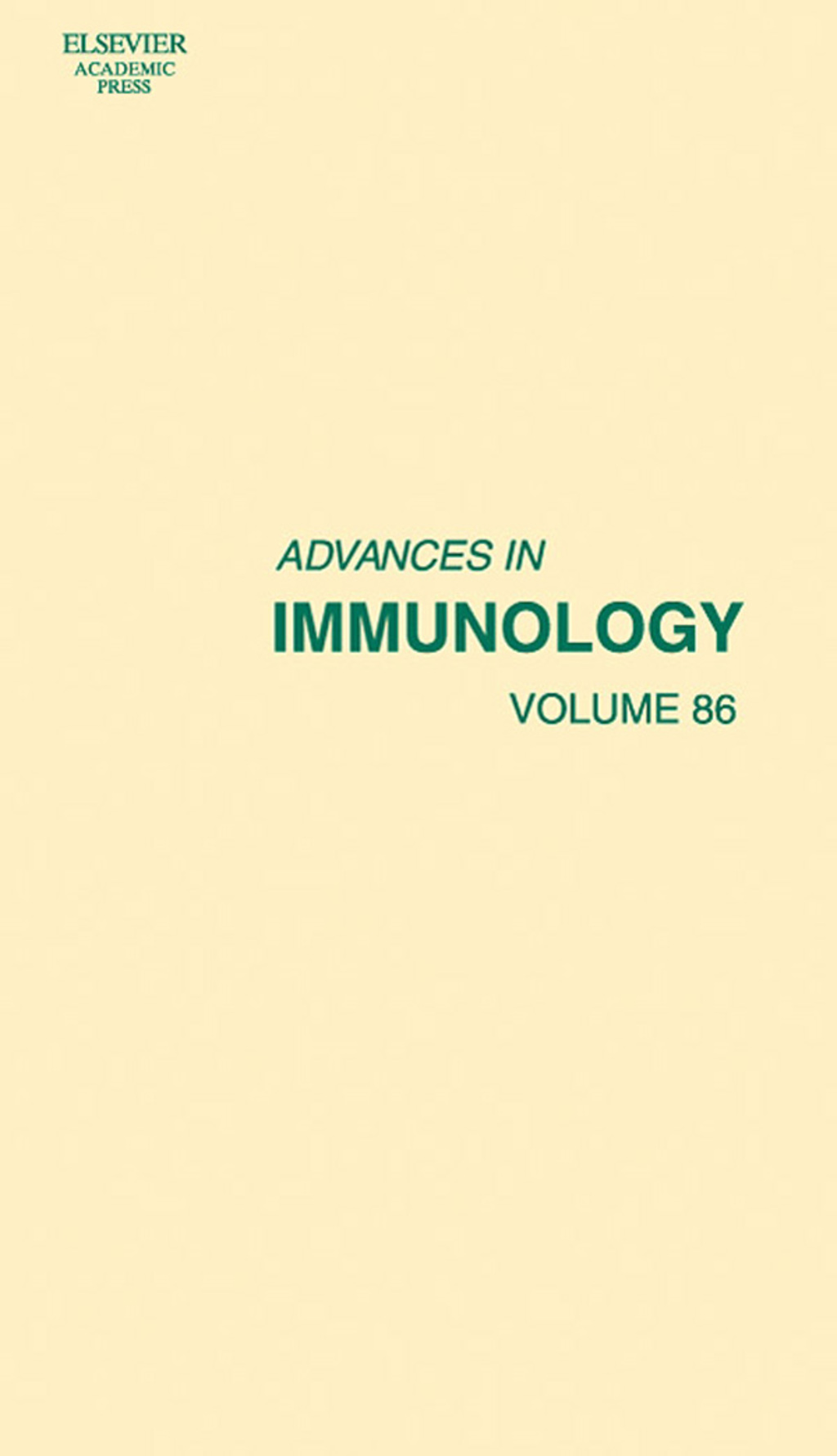 Advances in Immunology – PDF/EPUB Version Downloadable Advances in Immunology – PDF/EPUB Version Downloadable - Image 1