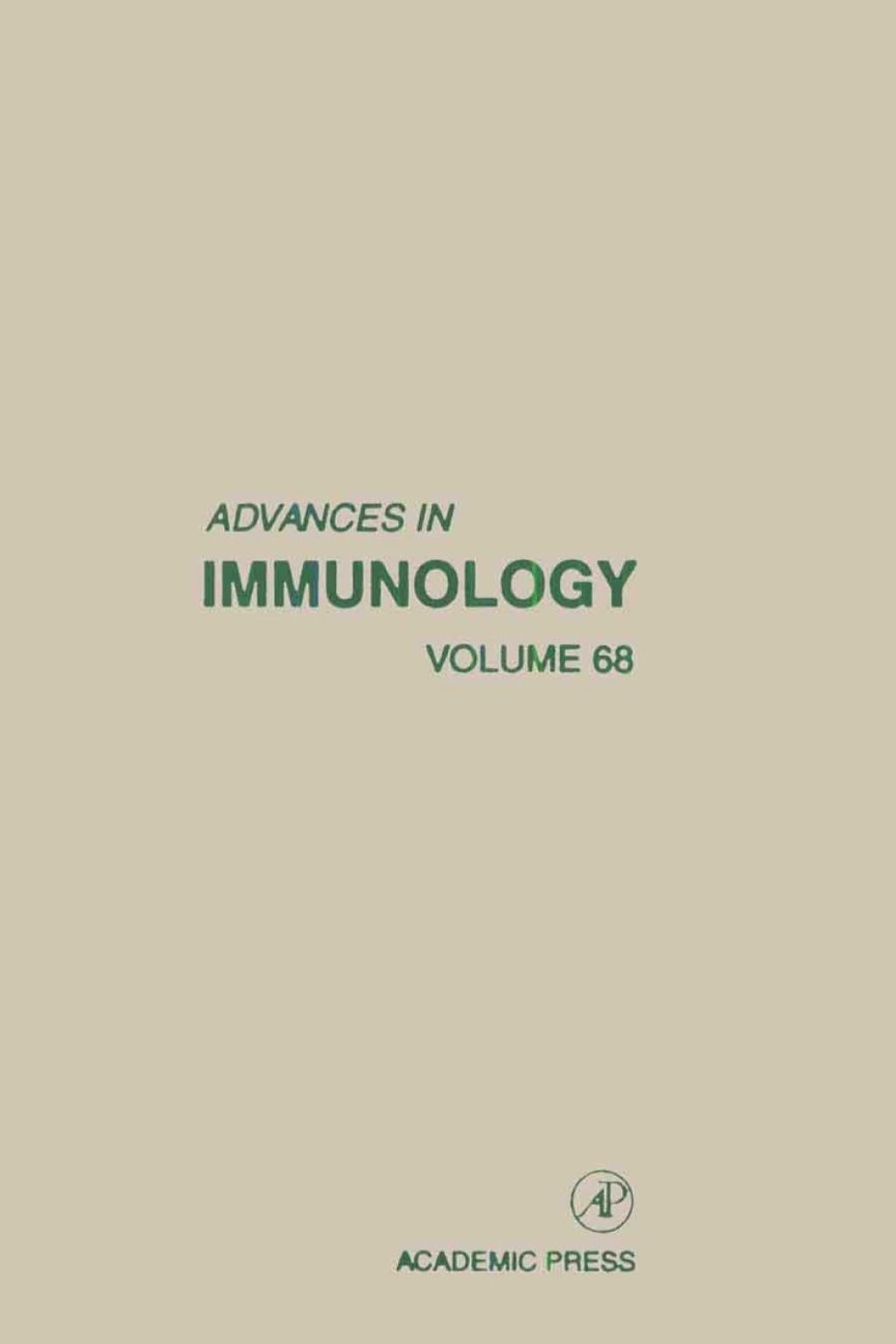Advances in Immunology â€“ PDF/EPUB Version Downloadable