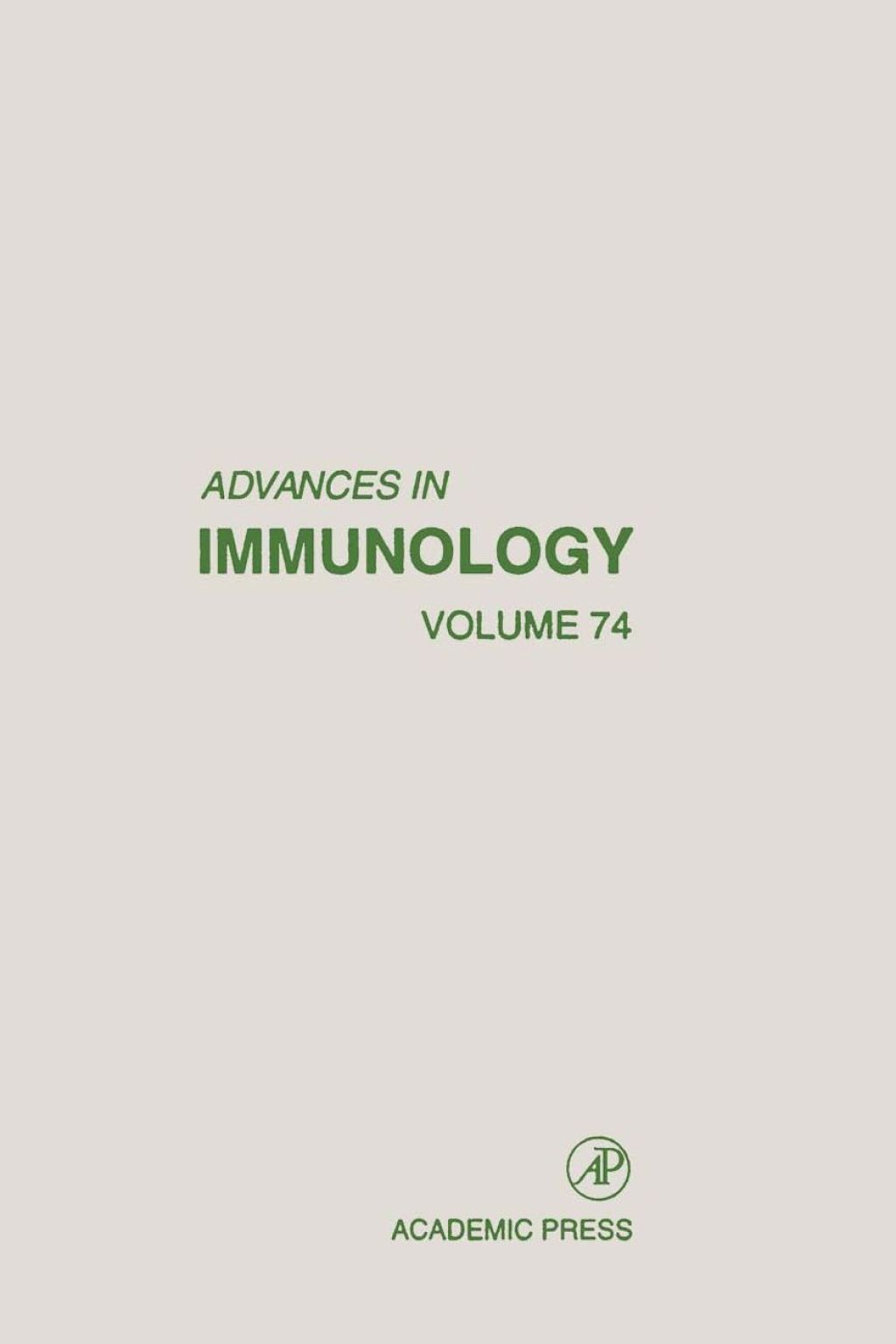 Advances in Immunology â€“ PDF/EPUB Version Downloadable