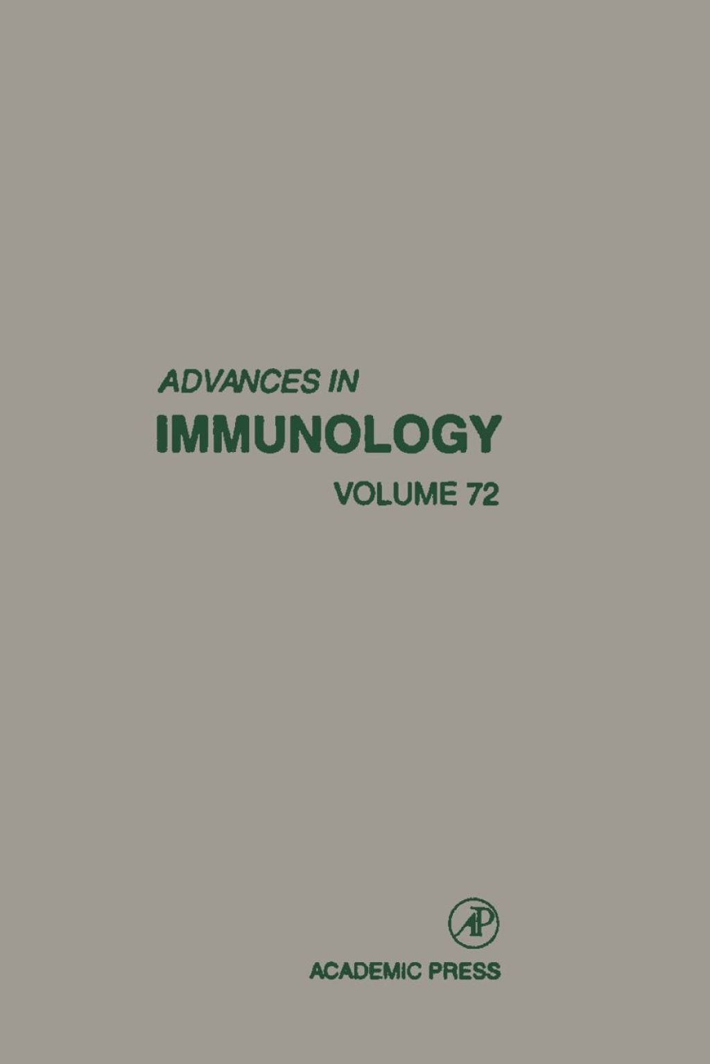Advances in Immunology â€“ PDF/EPUB Version Downloadable
