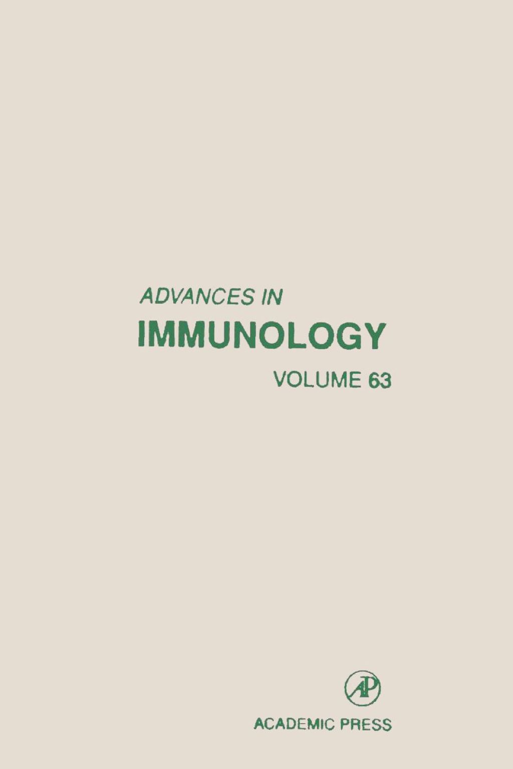Advances in Immunology â€“ PDF/EPUB Version Downloadable