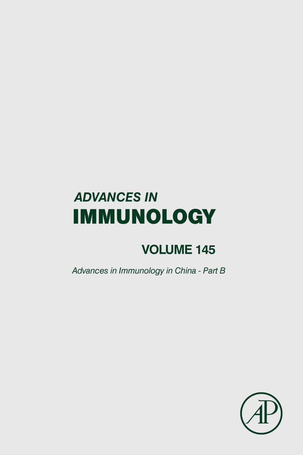 Advances in Immunology in China - Part B 1st Edition â€“ PDF/EPUB Version Downloadable