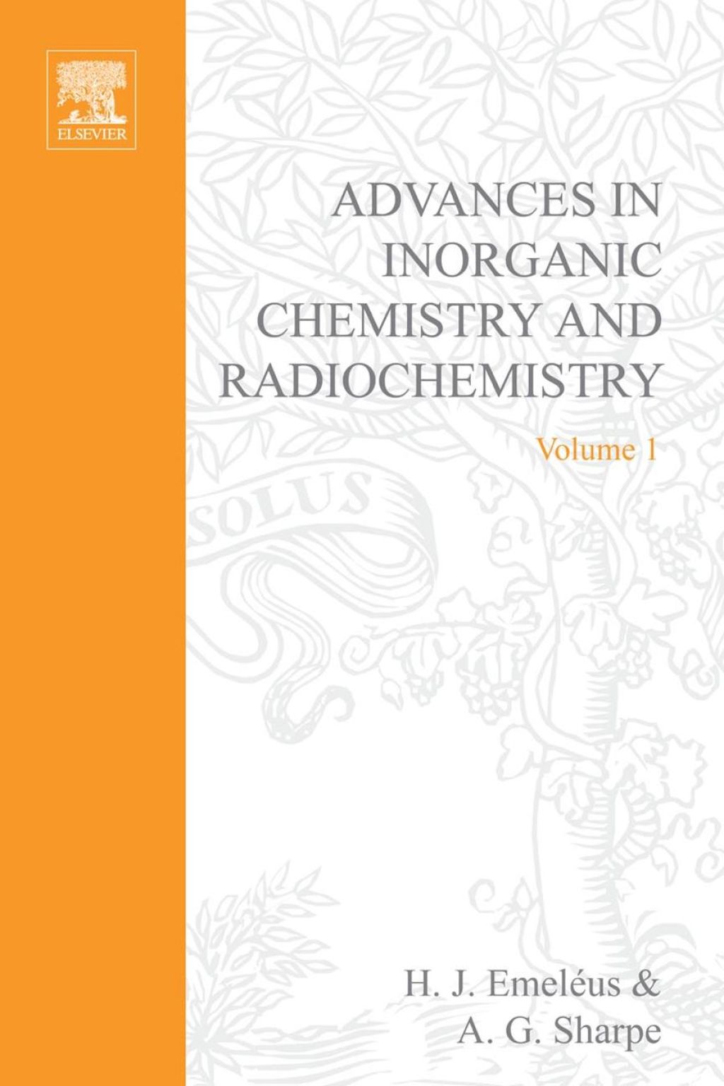 ADVANCES IN INORGANIC CHEMISTRY AND RADIOCHEMISTRY VOL 1  â€“ PDF/EPUB Version Downloadable