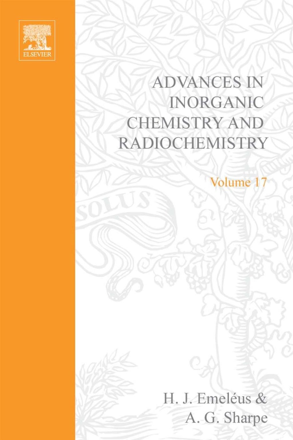 ADVANCES IN INORGANIC CHEMISTRY AND RADIOCHEMISTRY VOL 17  â€“ PDF/EPUB Version Downloadable