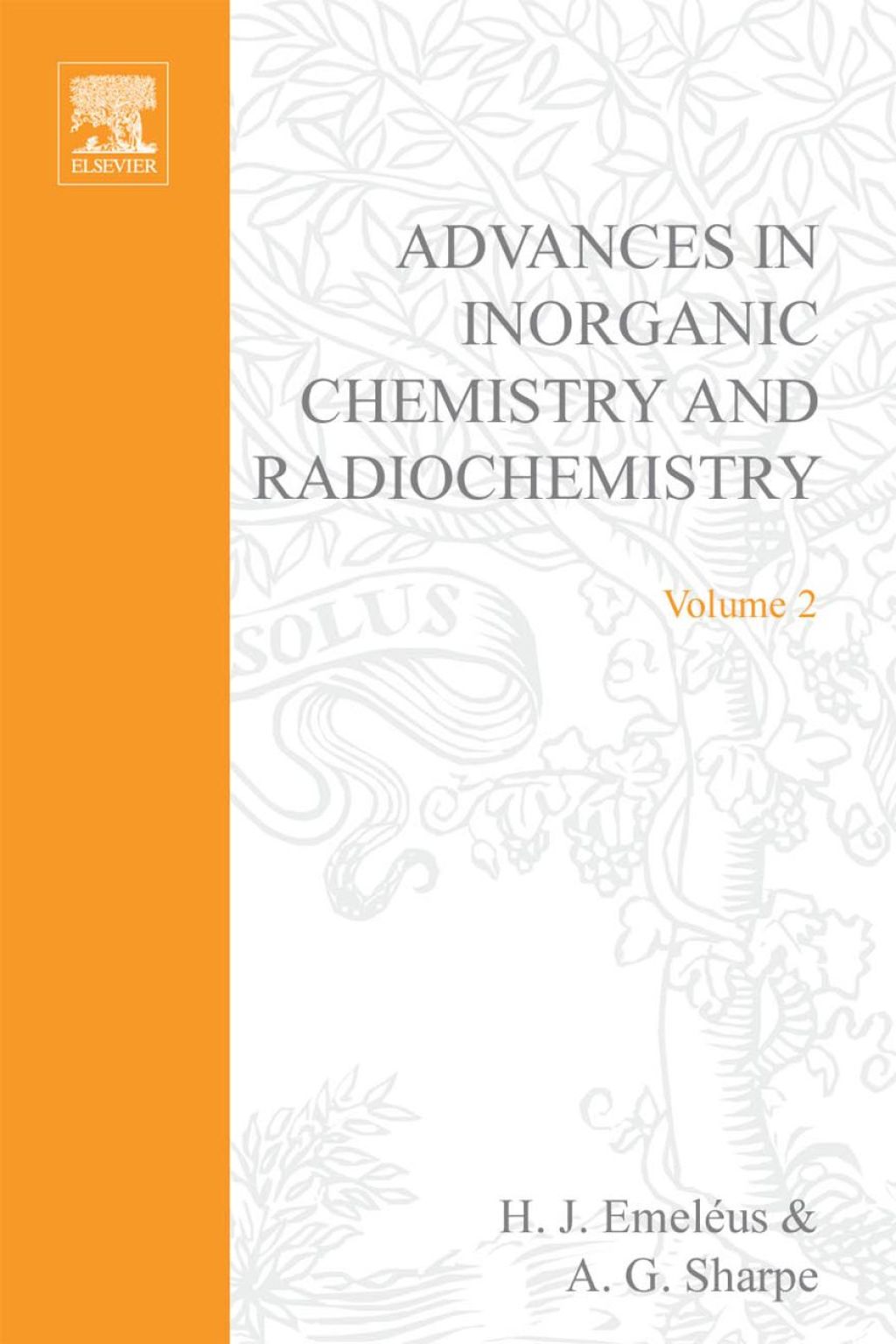 ADVANCES IN INORGANIC CHEMISTRY AND RADIOCHEMISTRY VOL 2  â€“ PDF/EPUB Version Downloadable