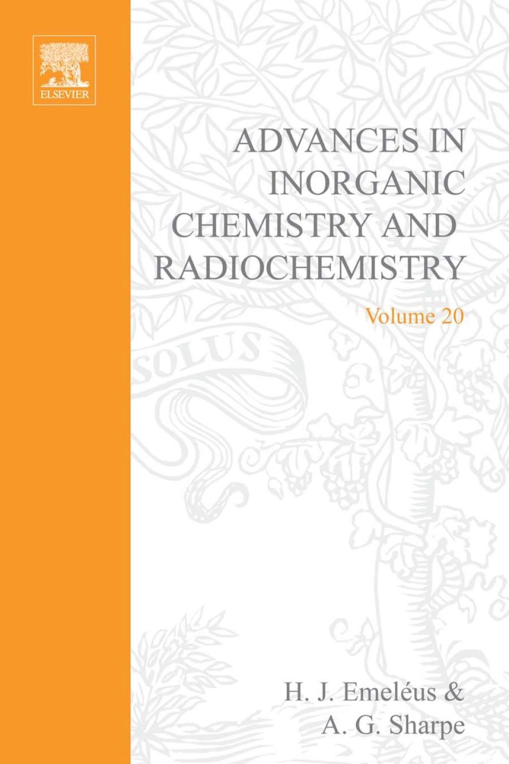 ADVANCES IN INORGANIC CHEMISTRY AND RADIOCHEMISTRY VOL 20  â€“ PDF/EPUB Version Downloadable