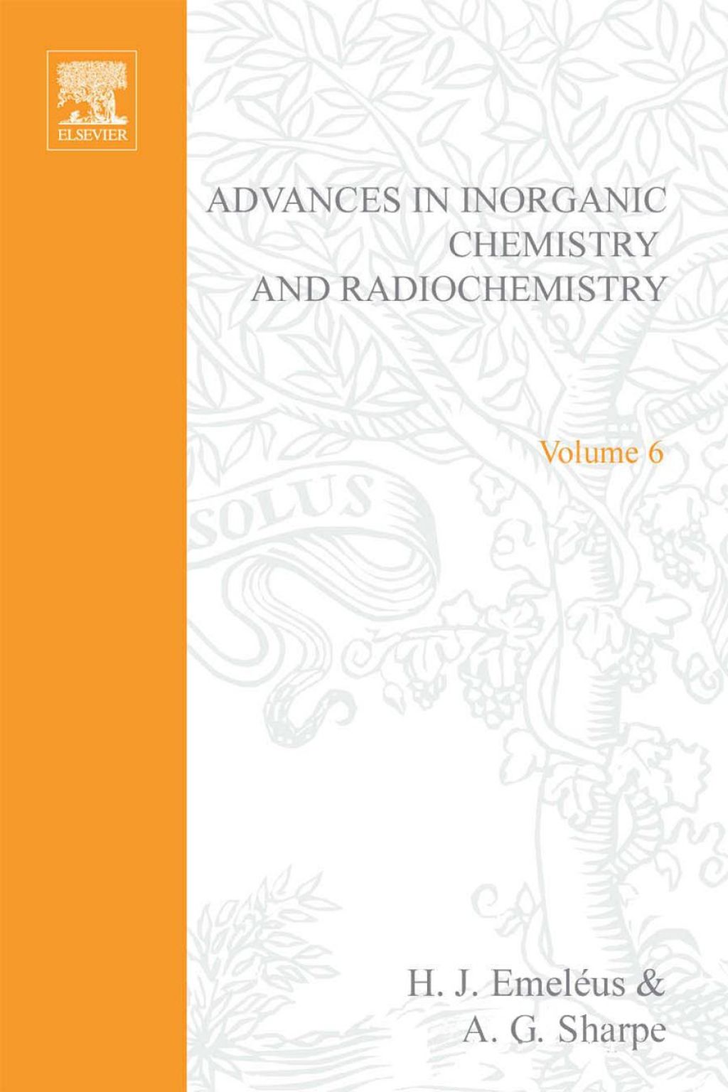 ADVANCES IN INORGANIC CHEMISTRY AND RADIOCHEMISTRY VOL 6  â€“ PDF/EPUB Version Downloadable