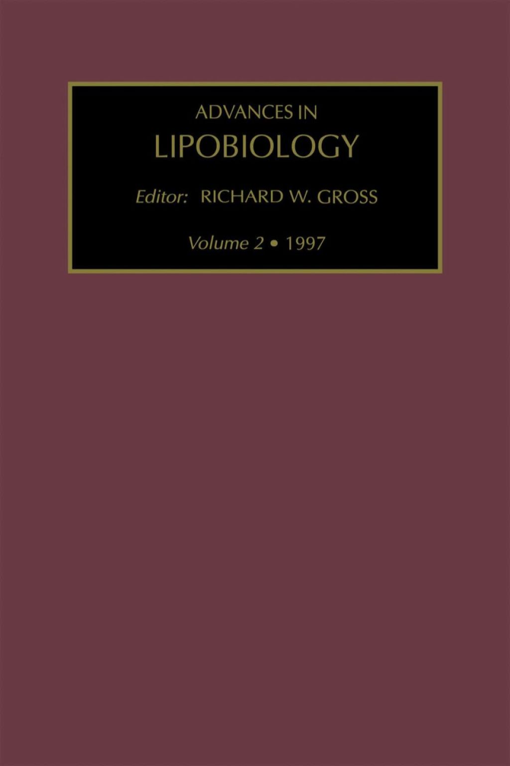 Advances in Lipobiology, Volume 2 â€“ PDF/EPUB Version Downloadable