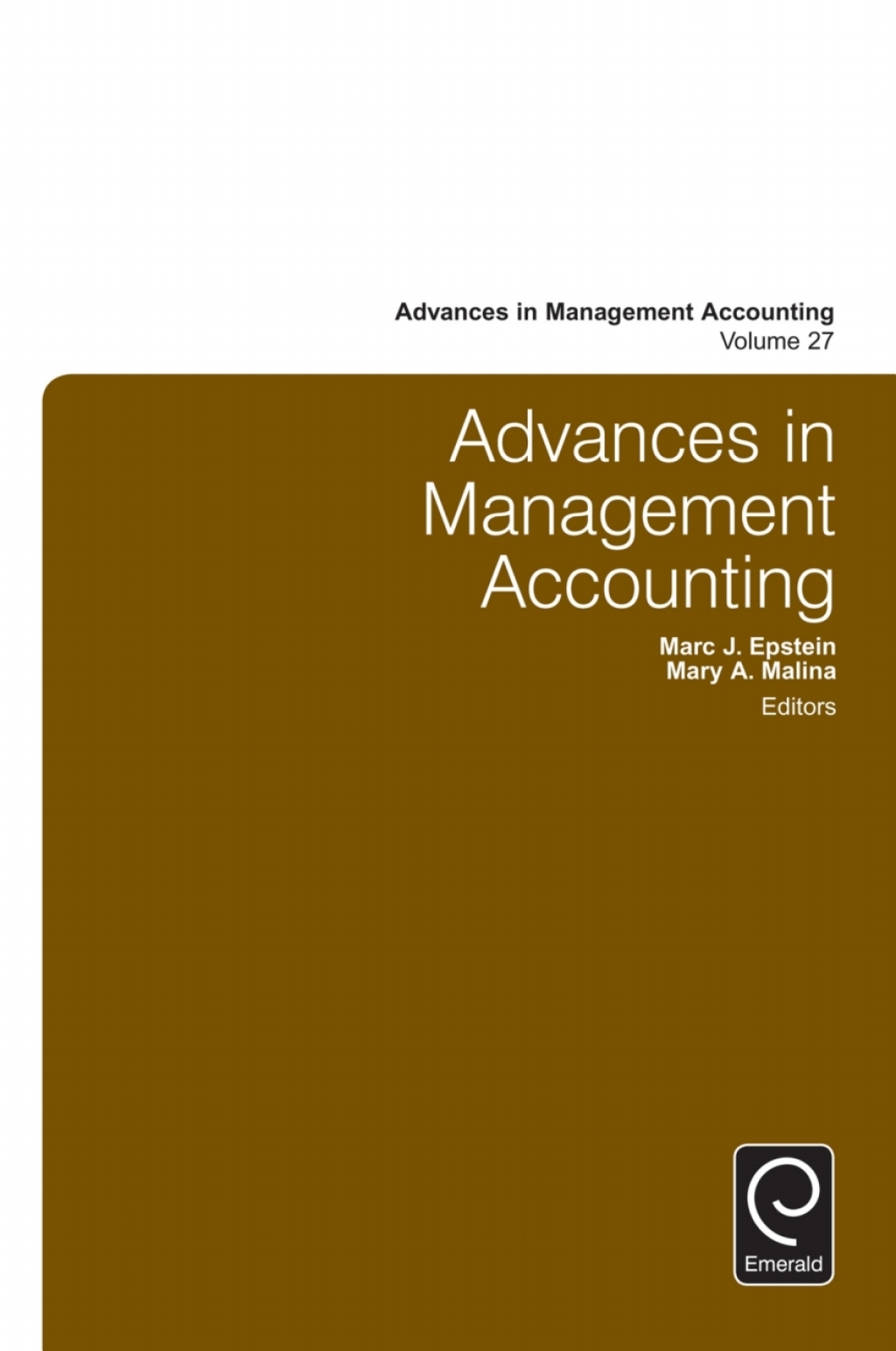 Advances in Management Accounting – PDF/EPUB Version Downloadable Advances in Management Accounting – PDF/EPUB Version Downloadable - Image 1
