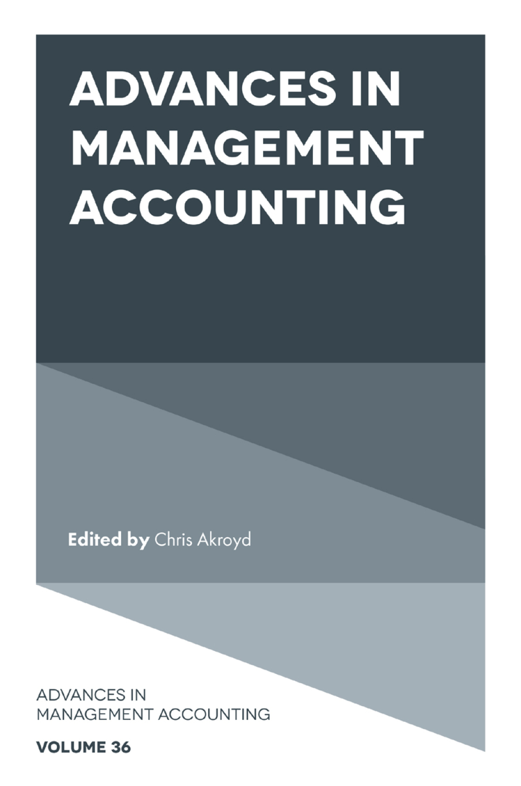 Advances in Management Accounting â€“ PDF/EPUB Version Downloadable