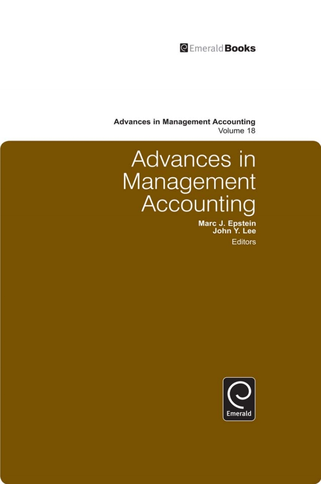 Advances in Management Accounting â€“ PDF/EPUB Version Downloadable