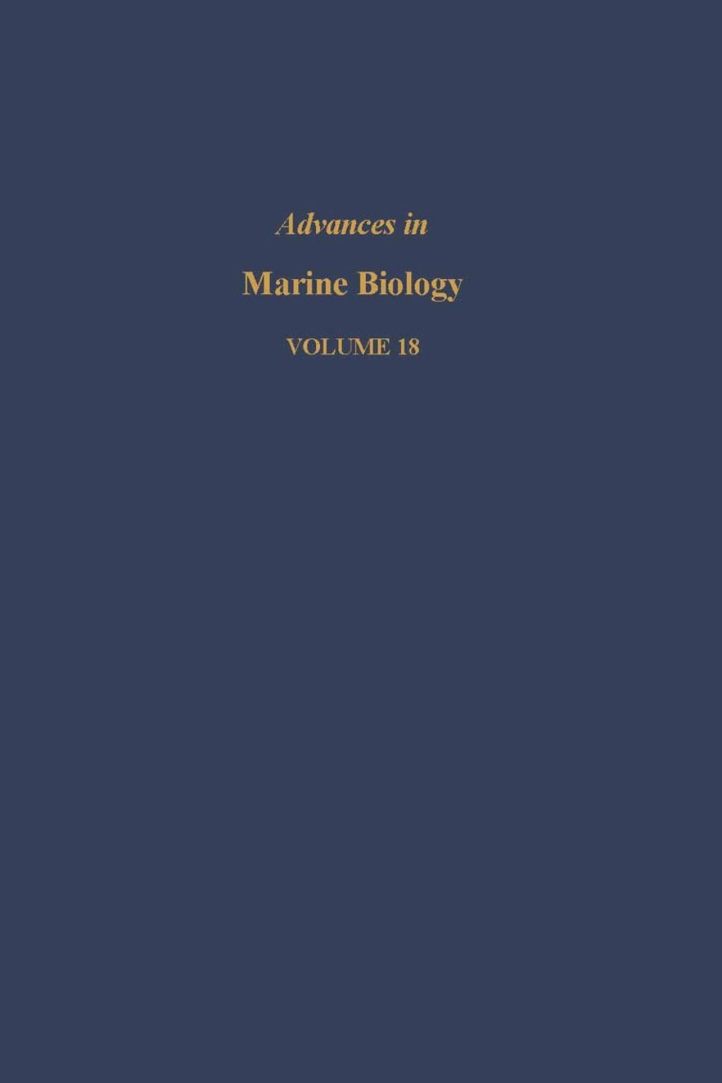 Advances in Marine Biology APL  â€“ PDF/EPUB Version Downloadable