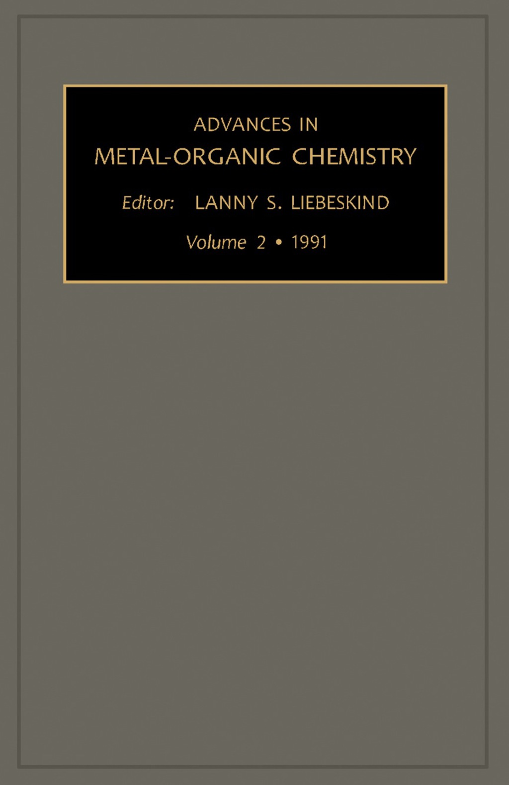 Advances in Metal-Organic Chemistry A Research Annual  â€“ PDF/EPUB Version Downloadable