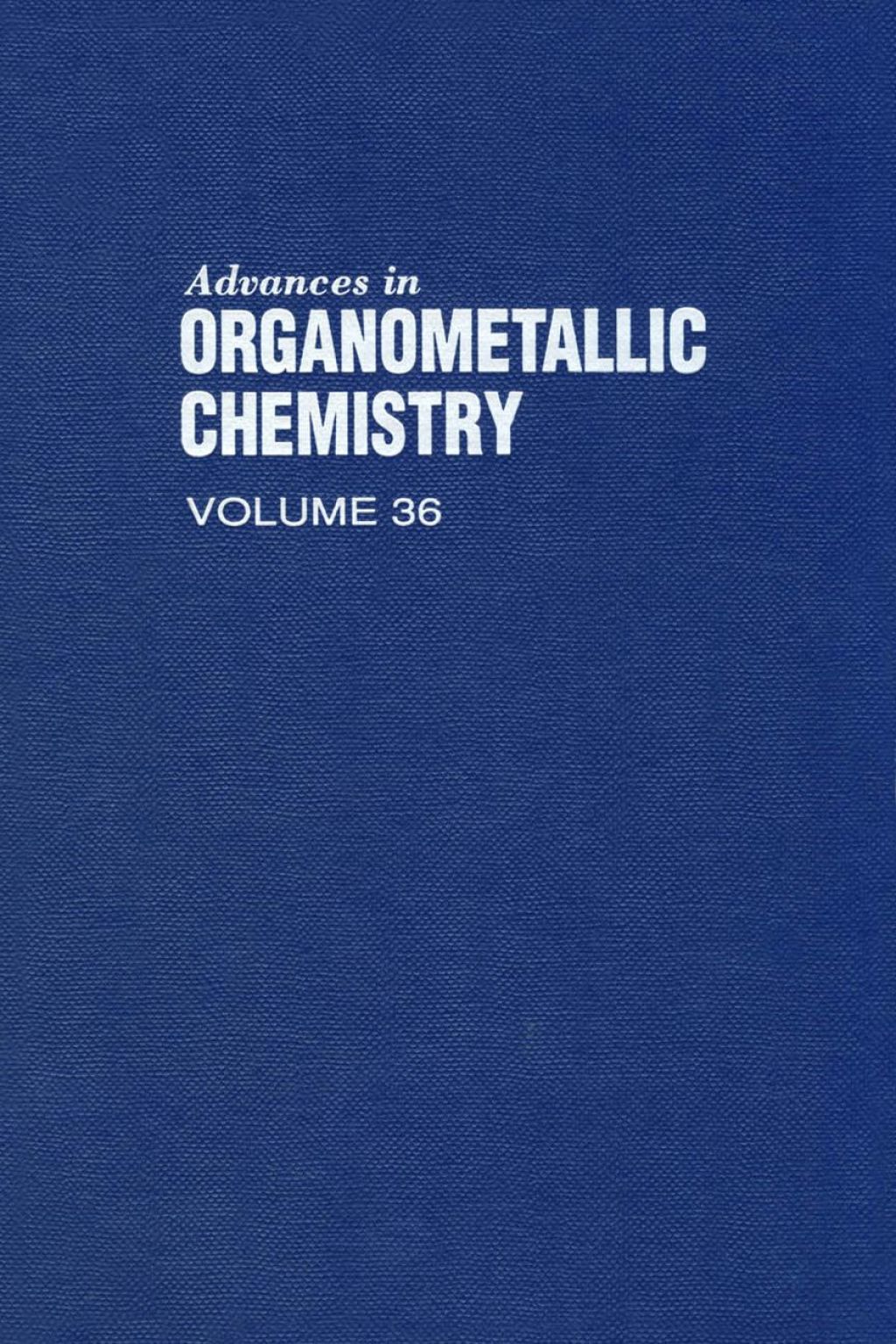 Advances in Organometallic Chemistry  â€“ PDF/EPUB Version Downloadable
