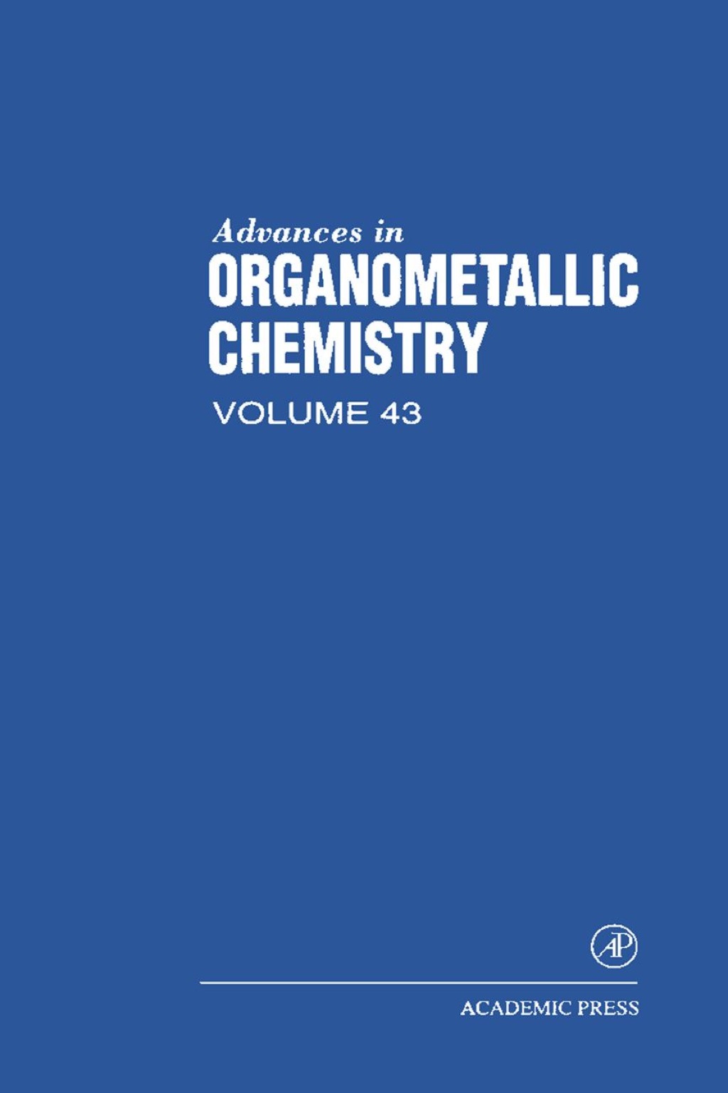 Advances in Organometallic Chemistry â€“ PDF/EPUB Version Downloadable