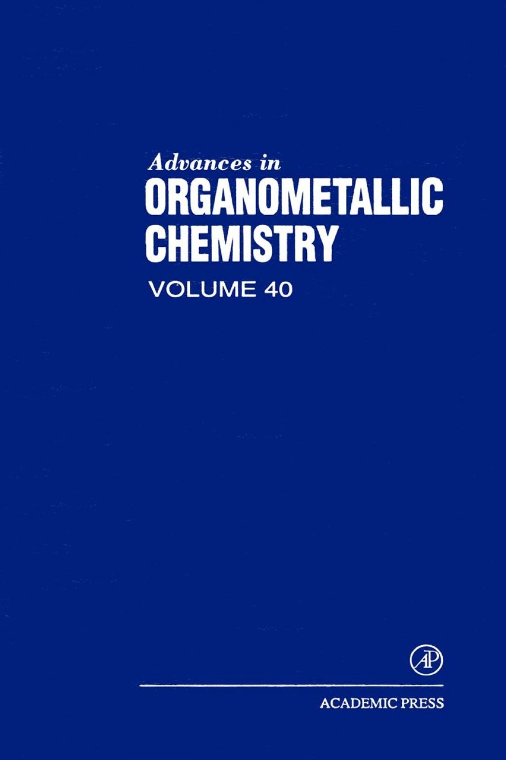 Advances in Organometallic Chemistry â€“ PDF/EPUB Version Downloadable