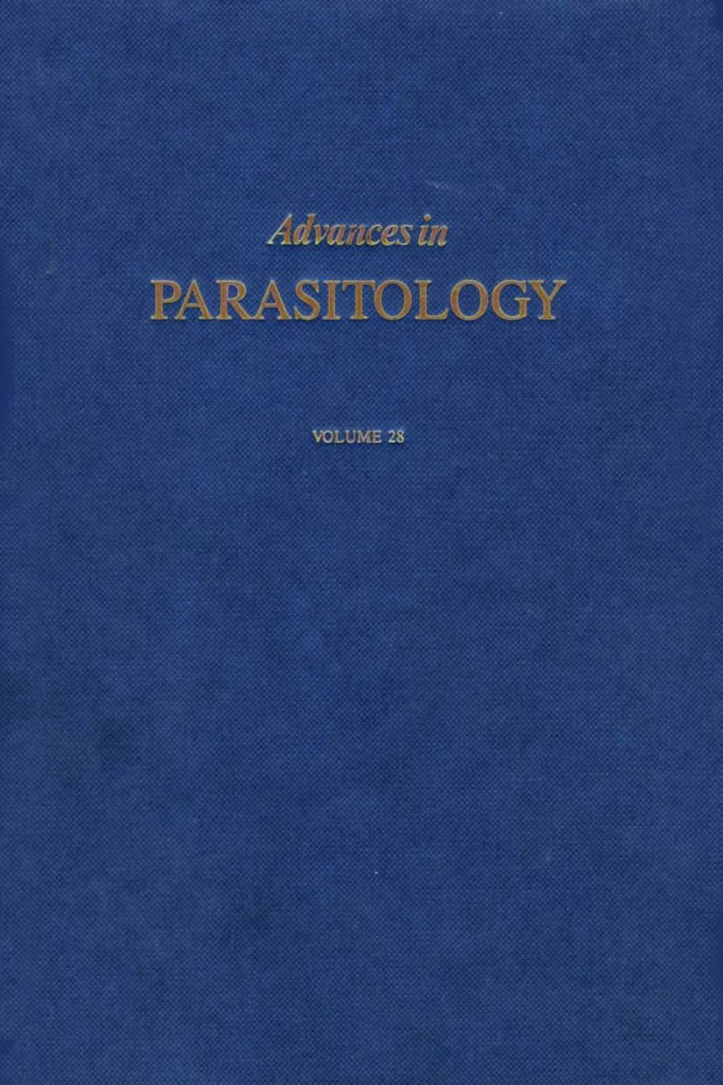 Advances in Parasitology: Volume 28  â€“ PDF/EPUB Version Downloadable